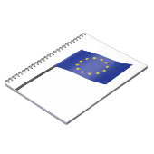 欧州連合国旗 ノートブック (左側)