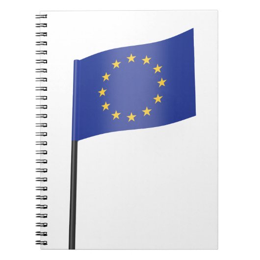 欧州連合国旗 ノートブック (正面)