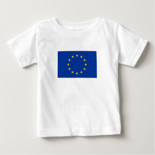 欧州連合国旗 ベビーTシャツ