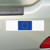 欧州連合国旗/EU国旗 バンパーステッカー (車上)