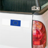 欧州連合国旗/EU国旗 バンパーステッカー (トラック上)