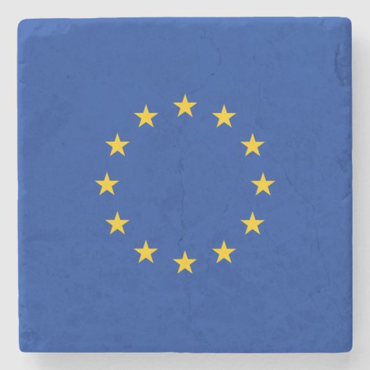 欧州連合国旗(EU) （ヨーロッパ） ストーンコースター (正面)