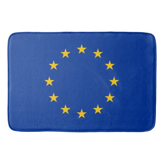 欧州連合国旗(EU) (ヨーロッパ) バスマット (正面)