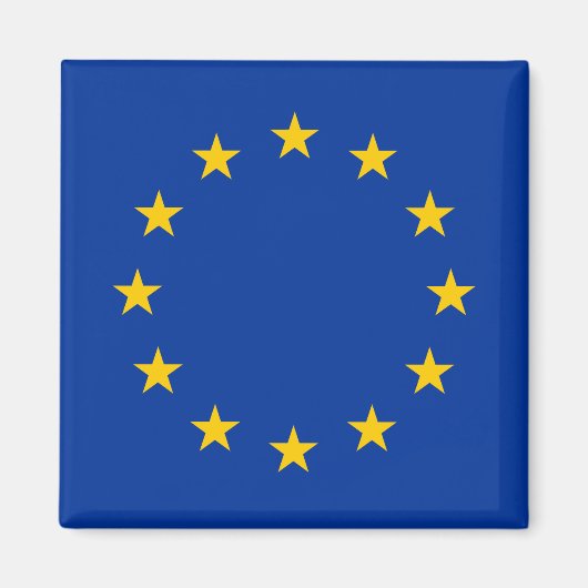 欧州連合国旗(EU) （ヨーロッパ） マグネット (正面)