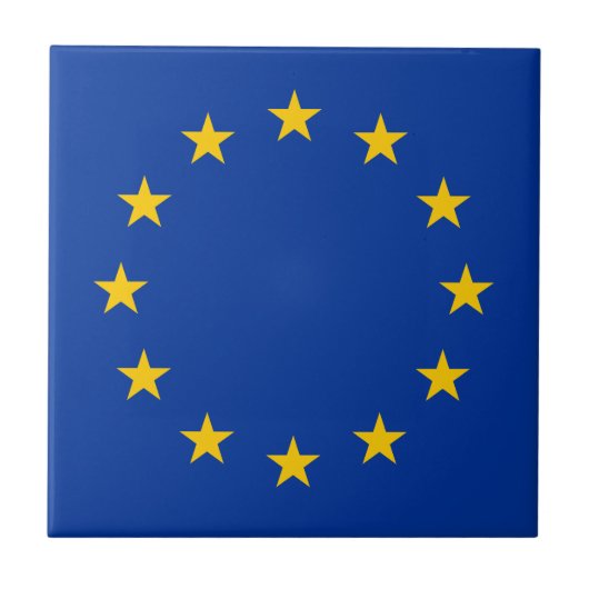欧州連合 EU旗 タイル (正面)