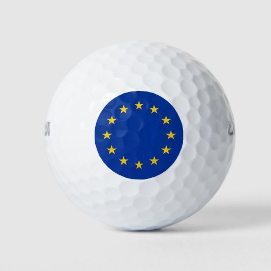 欧州連合 EU フラッグ ゴルフボール (正面)