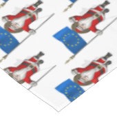 欧州連合(Eu)加盟のサンタ テーブルクロス (アングル)