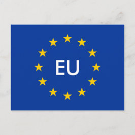 欧州連合(EU)国旗のはがき ポストカード