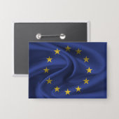 欧州連合(EU)国旗のボタン 缶バッジ (正面/裏面)