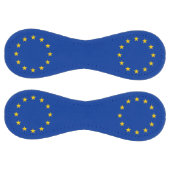 欧州連合(EU)国旗を持つ愛国的ソフトボール ソフトボール (パネル)