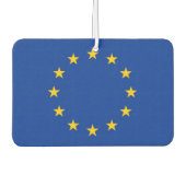 欧州連合(EU)国旗を持つ車の空気フレッシュ カーエアーフレッシュナー (正面)