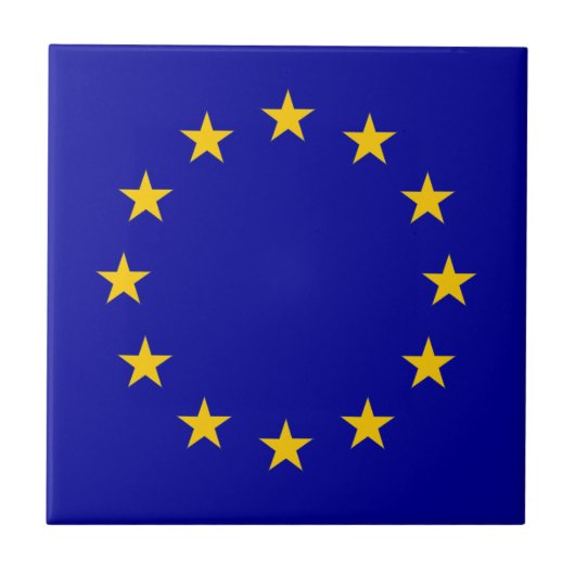 欧州連合(EU)国旗 タイル (正面)