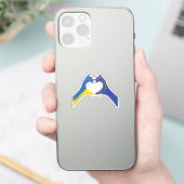欧州連合EUヨーロッパウクライナラブ シール (スマートフォン)
