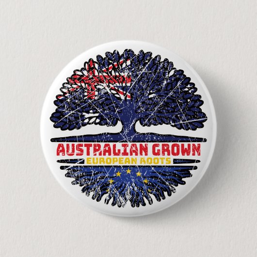欧州連合EUヨーロッパAustralian Australian Tree 缶バッジ (正面)