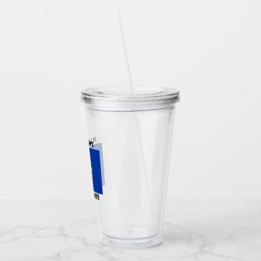 欧州連合EU国旗ユーロプライドカスタム アクリルタンブラー (左)