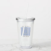 欧州連合EU国旗ユーロプライドカスタム アクリルタンブラー (裏面)