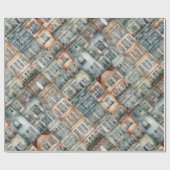 欧州都市窓 ラッピングペーパー (フラット)