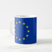 欧州離れ総合国旗 コーヒーマグカップ (正面左)