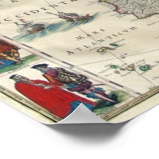 欧州： 1644 ポスター (角)