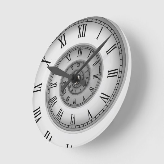 欧文緩和曲線121 ラウンド壁時計 (傾斜)