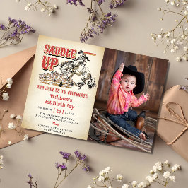 欧米のサドルを上げて誕生日パーティーに参加する 招待状