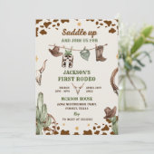 欧米のサドルを上げて誕生日パーティーに参加する 招待状 (スタンド正面)