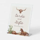 欧米のパーティーカードとギフト 台座サイン (正面)