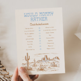 欧米のママは、むしろ赤ちゃんシャワーのゲーム