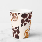 欧米の最初のロデオは馬の誕生日パーティーをサドル 紙コップ (右)