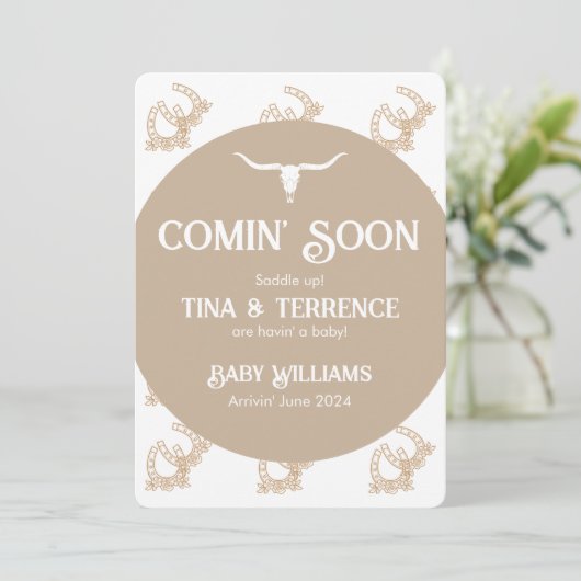 欧米をテーマにしたコミンの妊娠早期告知 セーブザデート (スタンド正面)