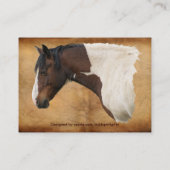 欧米絵を描馬名刺 名刺 (裏面)