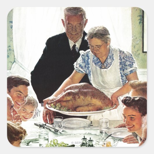 欲からの自由 スクエアシール (正面)