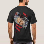 欲しいのか？北斗の拳 Tシャツ (裏面)