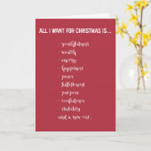 欲しいのは…クリスマスカード カード (黄色い花)