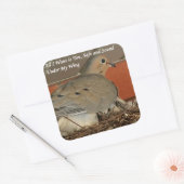 欲しいのはRoseWritesのステッカーだけ スクエアシール (封筒)