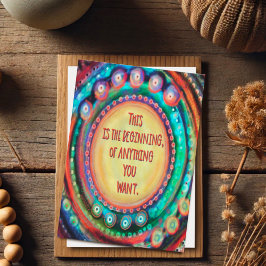 欲しいものから始めカラフルる カード