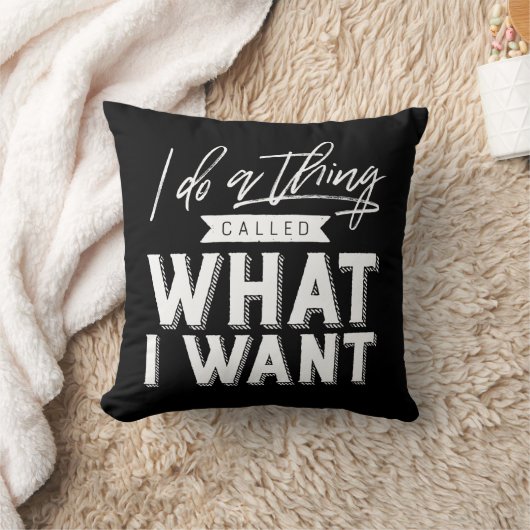 欲しいものと呼ばれることをするタイポグラフィ クッション (ブランケット)