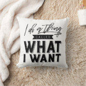 欲しいものと呼ばれることをするタイポグラフィ クッション (ブランケット)