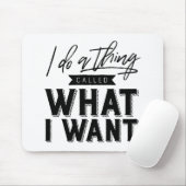 欲しいものと呼ばれることをするタイポグラフィ マウスパッド (マウス)