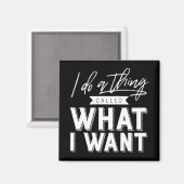 欲しいものと呼ばれることをするタイポグラフィ マグネット (正面/裏面)