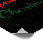 欲しいものは全部手に入れろ。ハロウィンとクリスマスを除く ポスター (角)