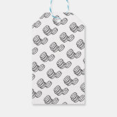 欲しい、値段を見る、戻す、黒 ギフトタグ (裏面)