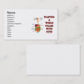 欲しい：内臓（解剖学的な内臓）で満たされた世界 名刺 (正面/裏面)