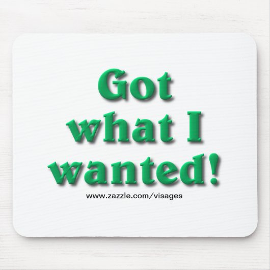 欲し得かったもの マウスパッド (正面)