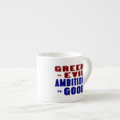 欲と野心 エスプレッソカップ (正面右)