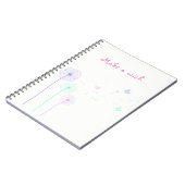 欲カラフルしいノートを作る ノートブック (左側)