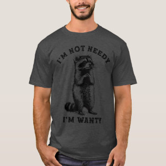 欲張りでなくて欲しいのよ 面白い サラブレッド アライグマ fami tシャツ
