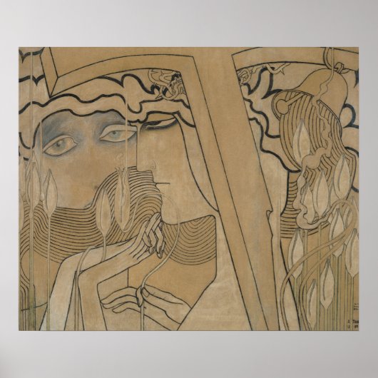 欲望と満足， 1893 ポスター (正面)