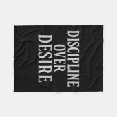 欲望に対する女性規律_ストアやる気を起こさせる フリースブランケット (正面(横))