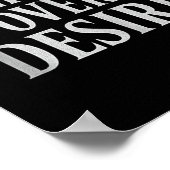 欲望に関する規律_ストイックやる気を起こさせる引用文 ポスター (角)